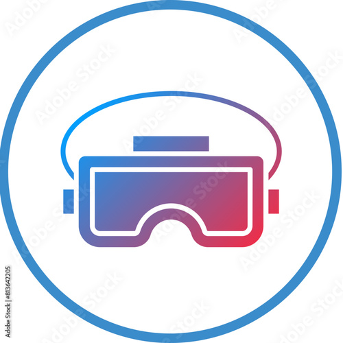 Vector Design Vr Glasses Icon Style