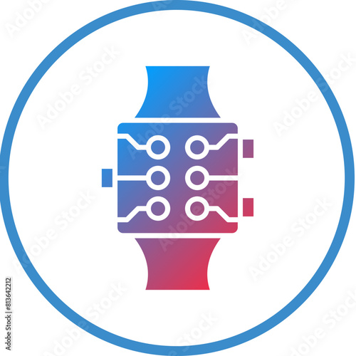 Vector Design Smart Watch Icon Style photo