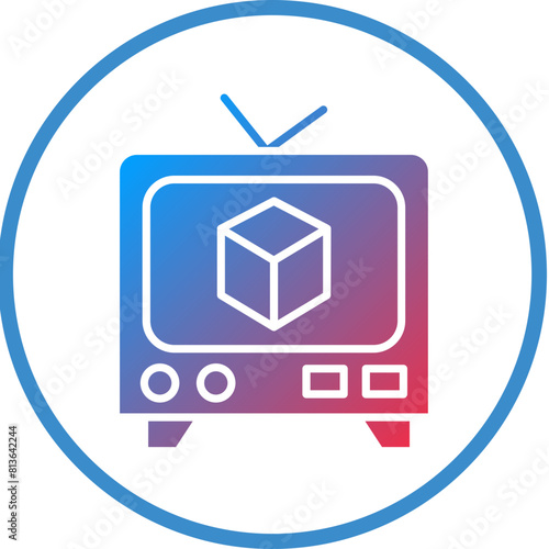Vector Design Television Icon Style