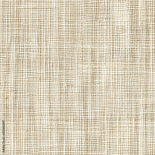 Seamless canvas natural beige texture background