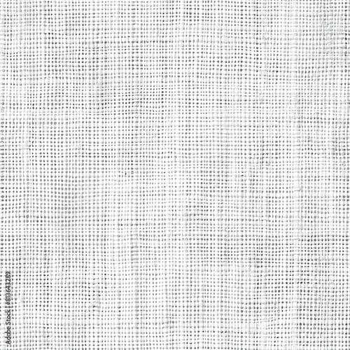 Seamless white canvas texture background
