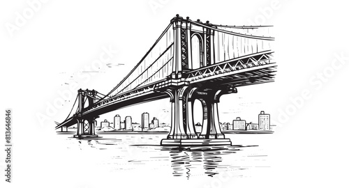 Brooklyn Bridge in New York	

