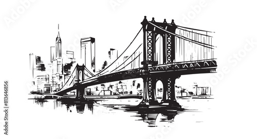 Brooklyn Bridge in New York	
