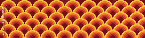 Geometric vintage wallpaper