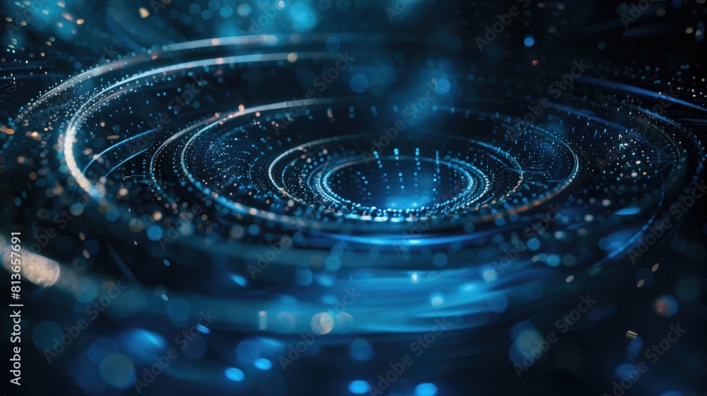 Abstract futuristic circular background Abstract futuristic circular background