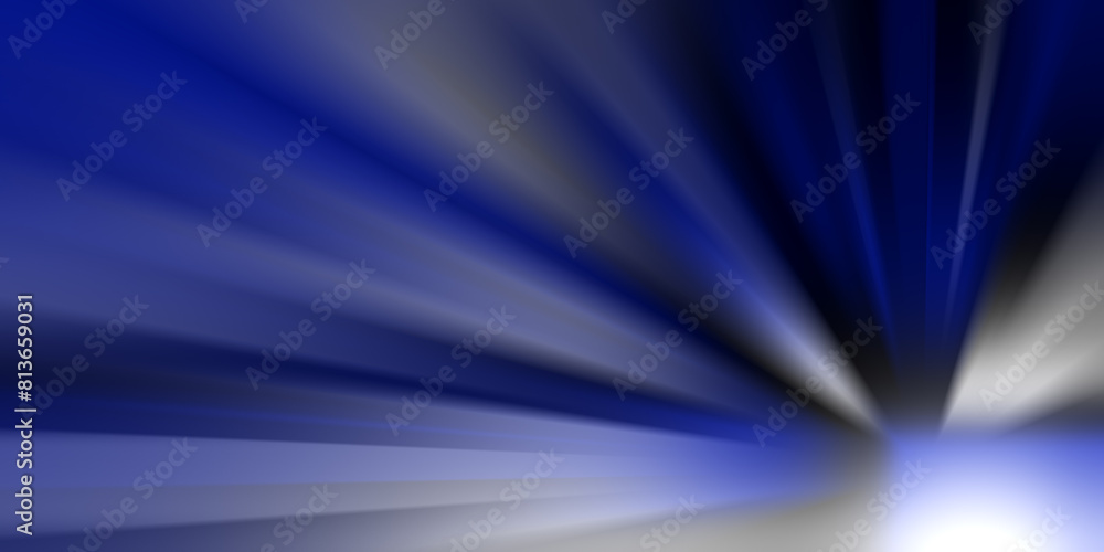Obraz premium blue background, starburst blue light beam abstract background