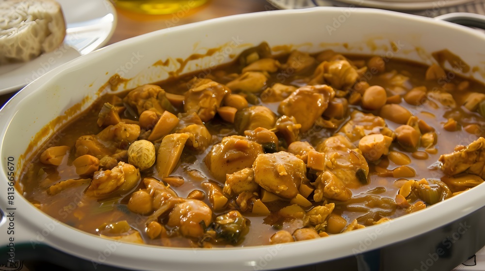 Ximxim de galinha, a savory chicken and peanut stew Ximxim de galinha, a savory chicken and peanut stew