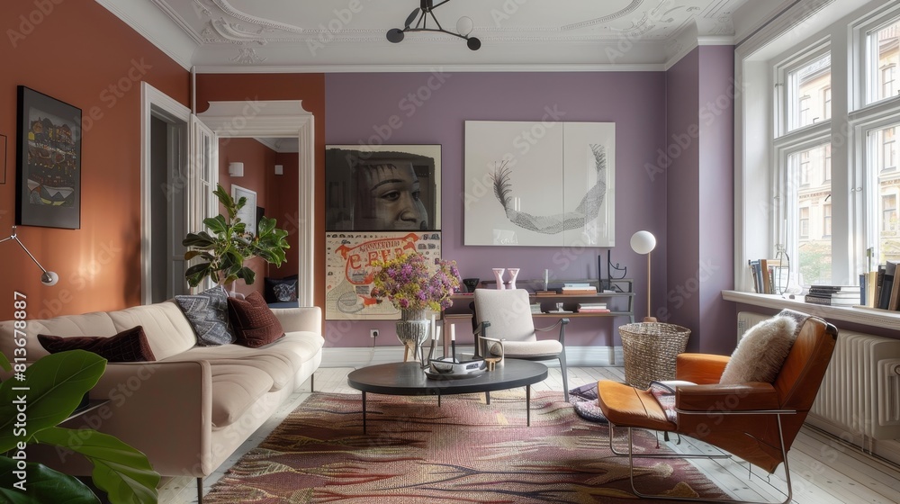 Cozy Living Room with Warm Tones and Traditional Décor, Ideal for Homely and Inviting Spaces Cozy Living Room with Warm Tones and Traditional Décor, Ideal for Homely and Inviting Spaces