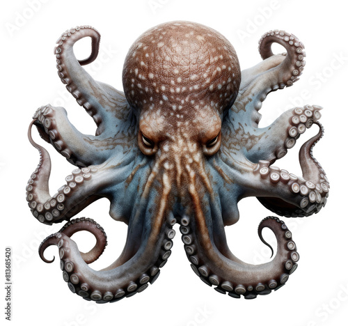 octopus isolated on transparent background