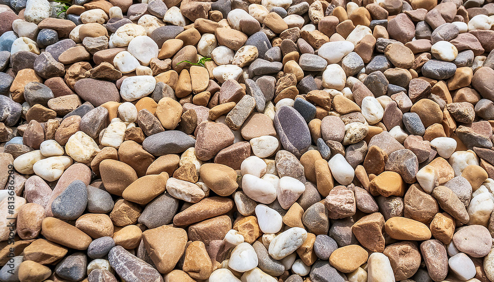 Decorative gravel path texture banner background Decorative gravel path texture banner background
