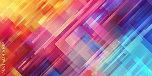 a colorful background image, blocked colors, fancy pattern, soothing exciting colors AIG51A. photo