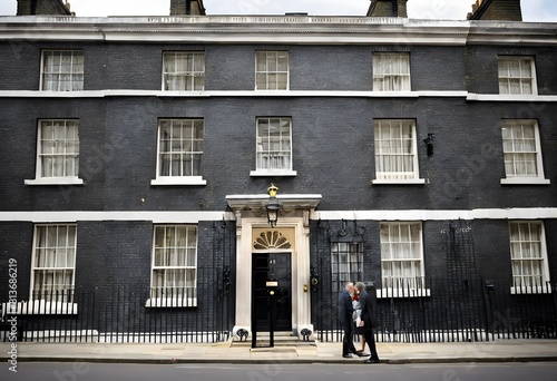 A view of Downing Street in London