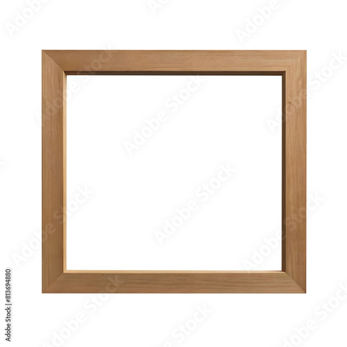 minimal style wooden frame