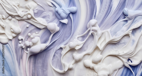 Dynamic Swirls of Vivid Acrylic Liquid Paint Textures: Bold Hues and Emotional Abstract an artwork created with generative AI tools