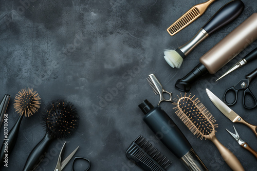 hair styling tools photo