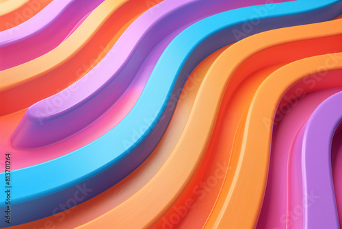 3d abstract background with modern colours and modern shapes