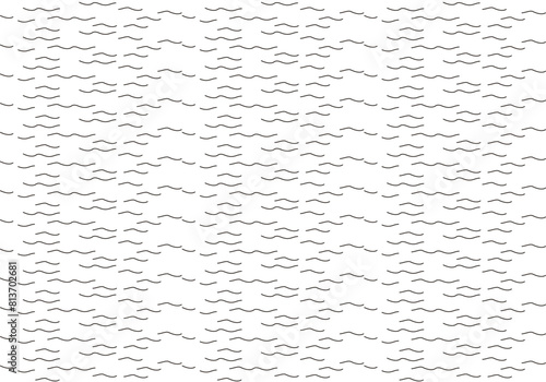 Patrón de lineas curvas negras sobre fondo blanco.