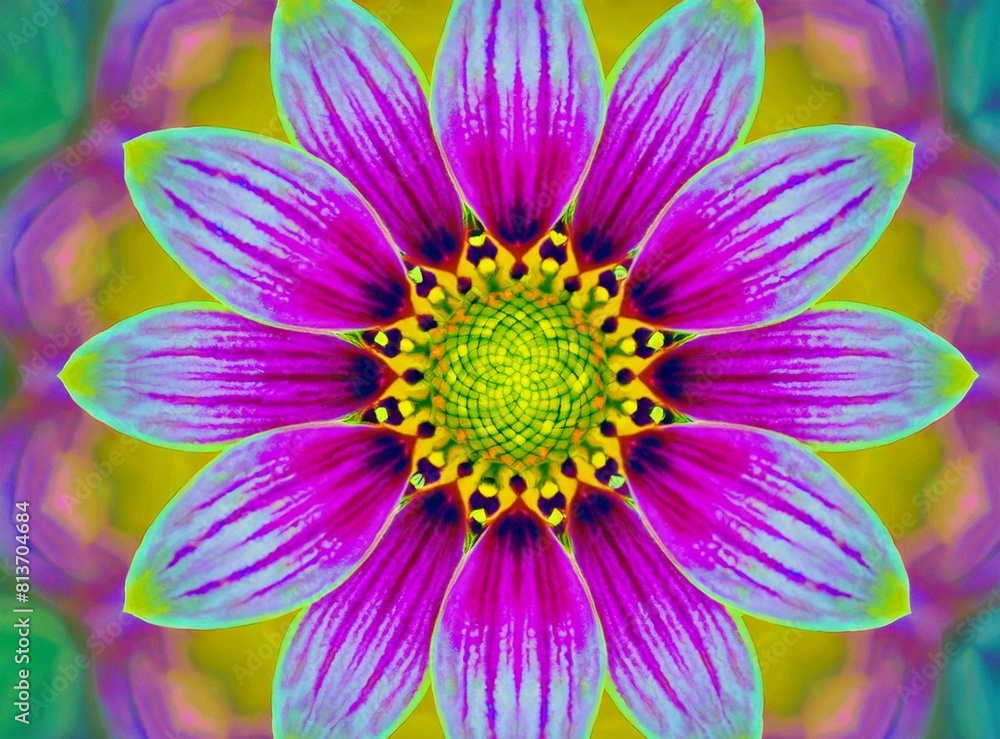Purple flower psychedelic wallpaper Purple flower psychedelic wallpaper