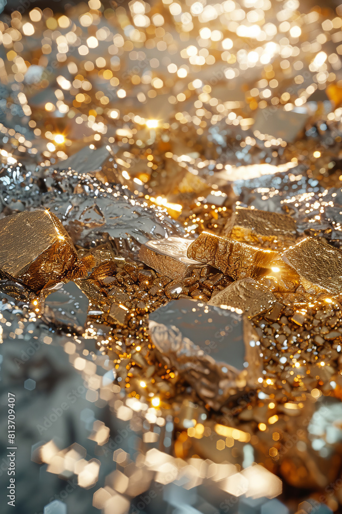 Animation of gold, silver, and other commodities being traded in a dynamic market. Animation of gold, silver, and other commodities being traded in a dynamic market.