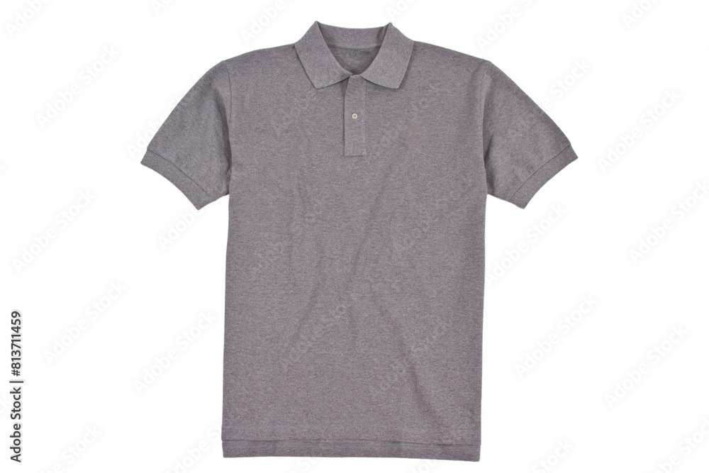 Photograph of blank polo t-shirt isolated on white. Photograph of blank polo t-shirt isolated on white.