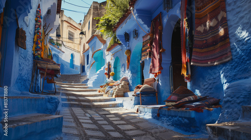 Chefchaouen's Azure Streets, Morocco © GongSiong