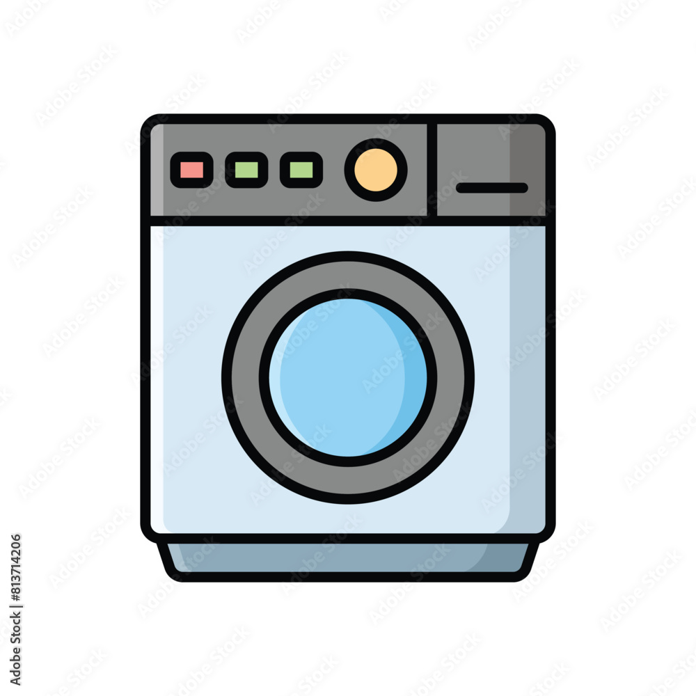 washing machine icon vector design template simple and clean washing machine icon vector design template simple and clean