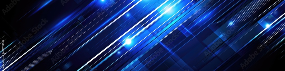 abstract blue technology lines background banner abstract blue technology lines background banner