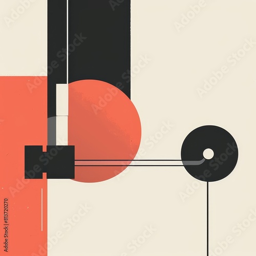 A minimalist graphic design of an adapter seamlessly connecting to an opening. The image employs clean lines and simple shapes, eliminating unnecessary details to focus on the essential elements