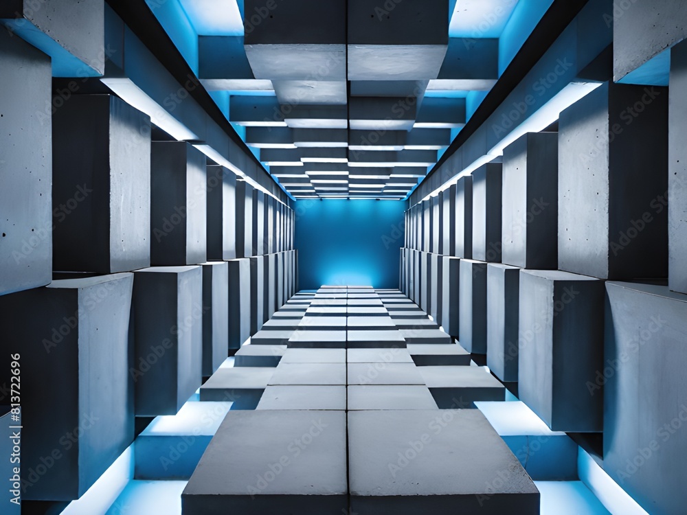 Fototapeta premium abstract interior of the future