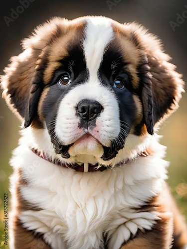 cute dog portrait close up