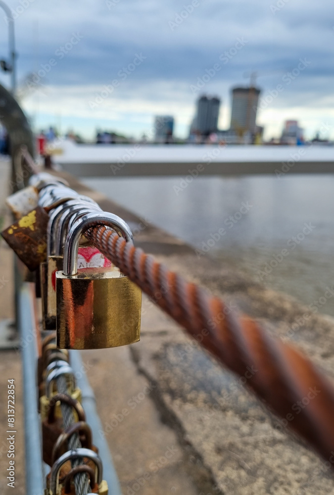 Naklejka premium detail of the pier