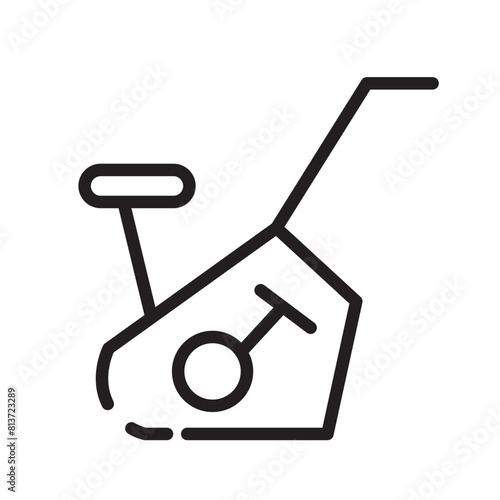 Gym Pedal Sport Line Icon