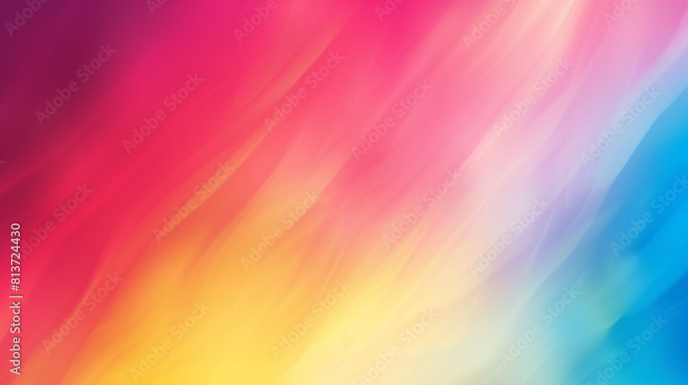 Vibrant Gradient Abstract Background with Warm and Cool Colors, Copy Space