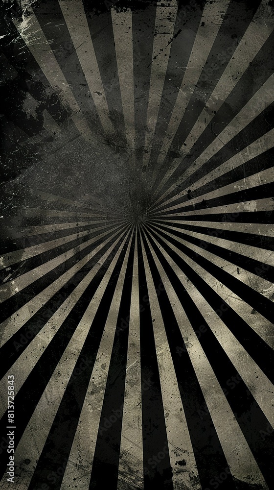 Obraz premium Art deco decoration grunge wall texture with pale colours and sunburst lines