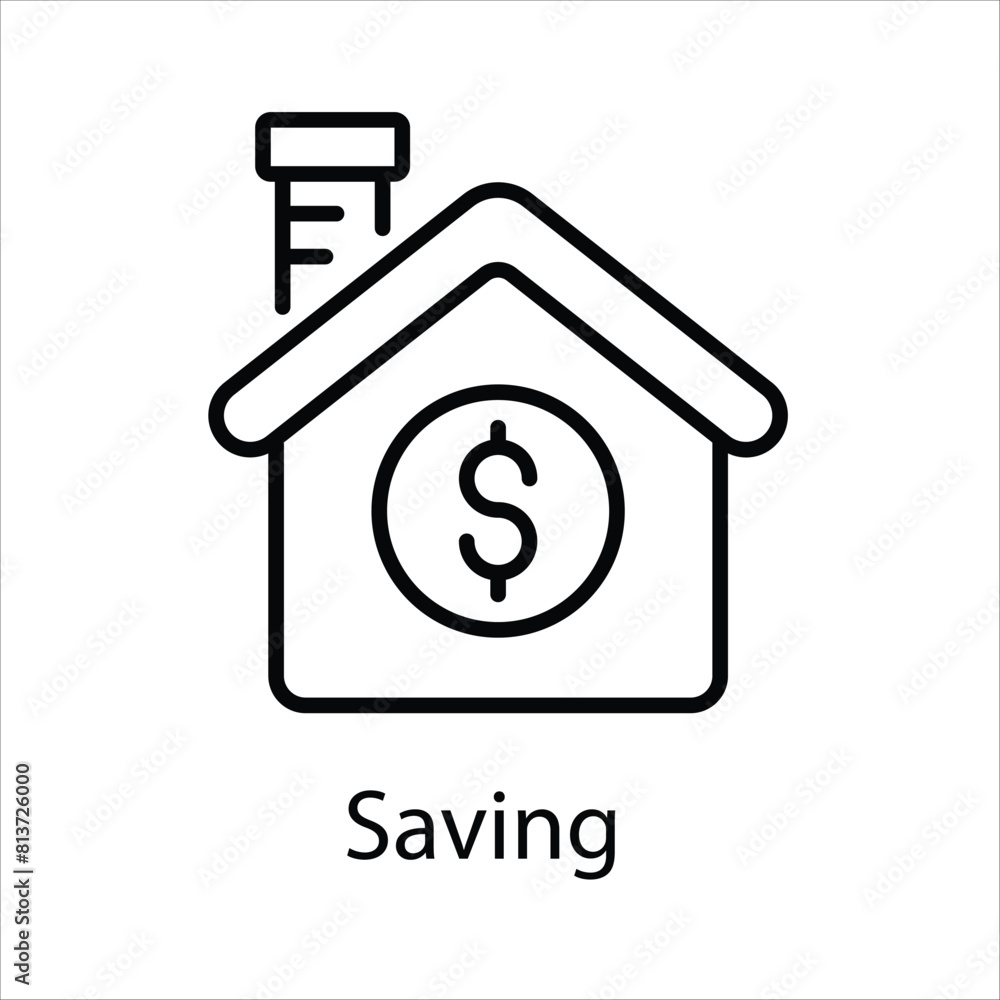 Obraz premium Saving Vector icon