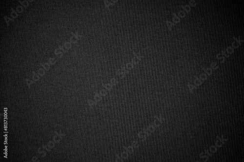 Stoffhintergrund in schwarz - Leere Textur mit gewebter Oberfläche