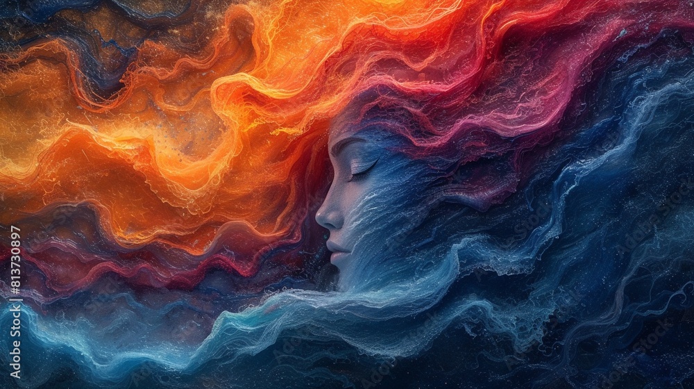 Human Fusion Concept Art Stock Image Human Fusion Concept Art Stock Image