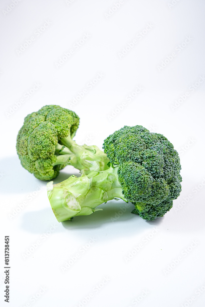 Fresh Broccoli isolated on white background Fresh Broccoli isolated on white background