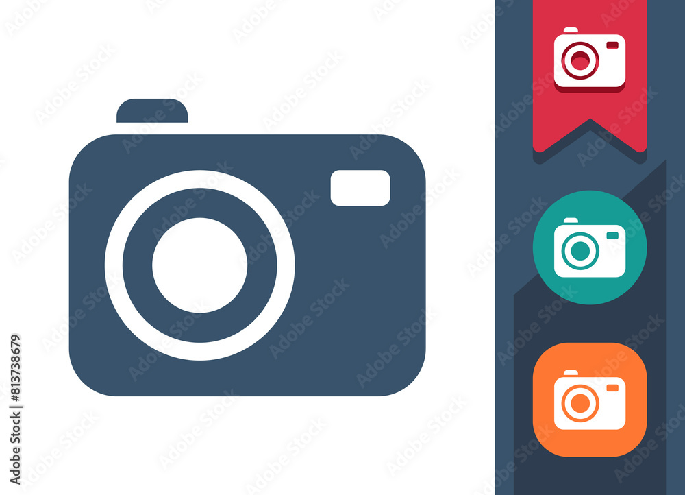Camera Icon. Digital Camera, Photo, Photography
