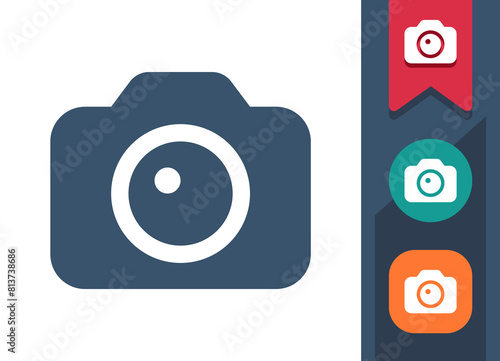 Camera Icon. Digital Camera, Photo, Photography