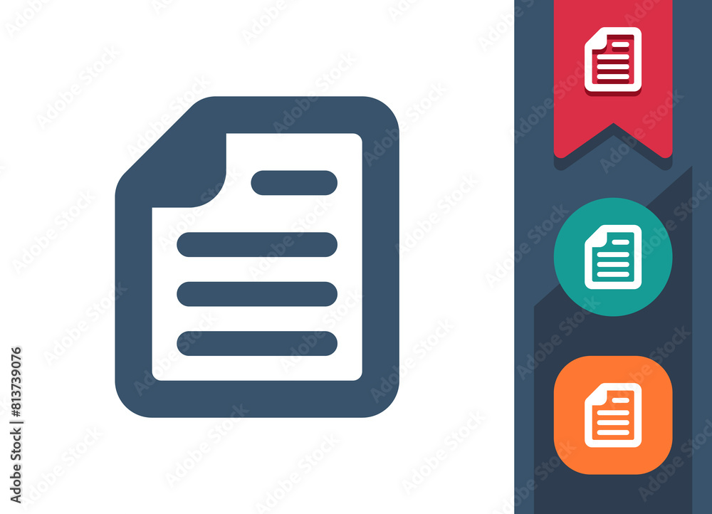 Contract Icon. Page, Document, File, Letter, Message Contract Icon. Page, Document, File, Letter, Message