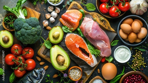 Balanced nutrition - healthy nutrition. proper nutrition