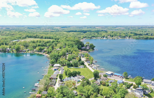 Sister Lakes near Dowagiac Michigan