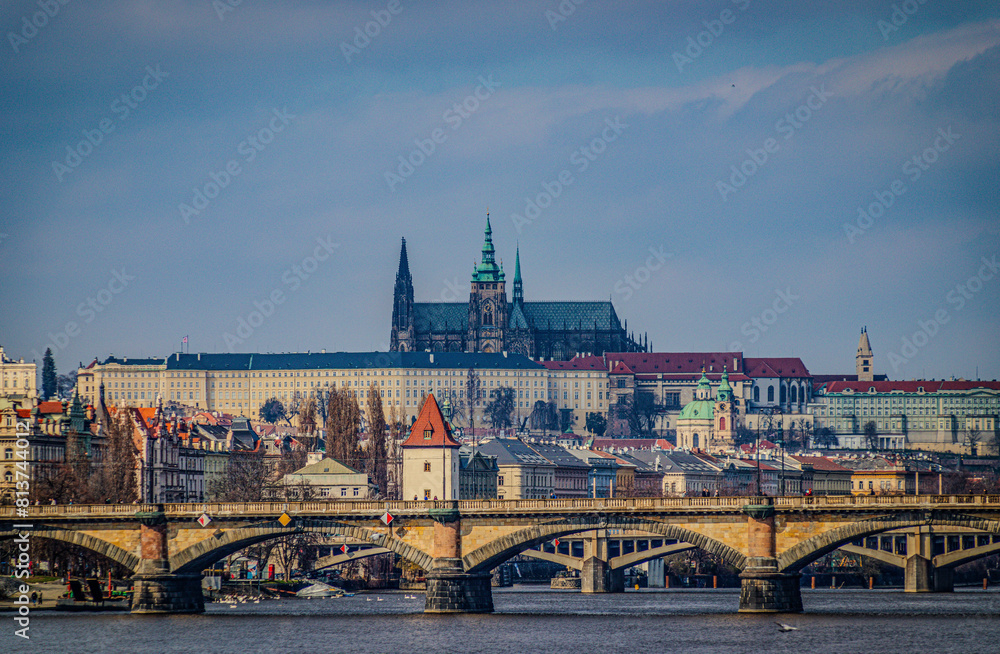 Obraz premium city charles bridge