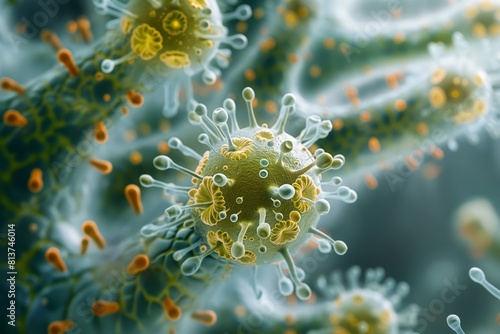 Various strains of viruses and germs that make us sick.