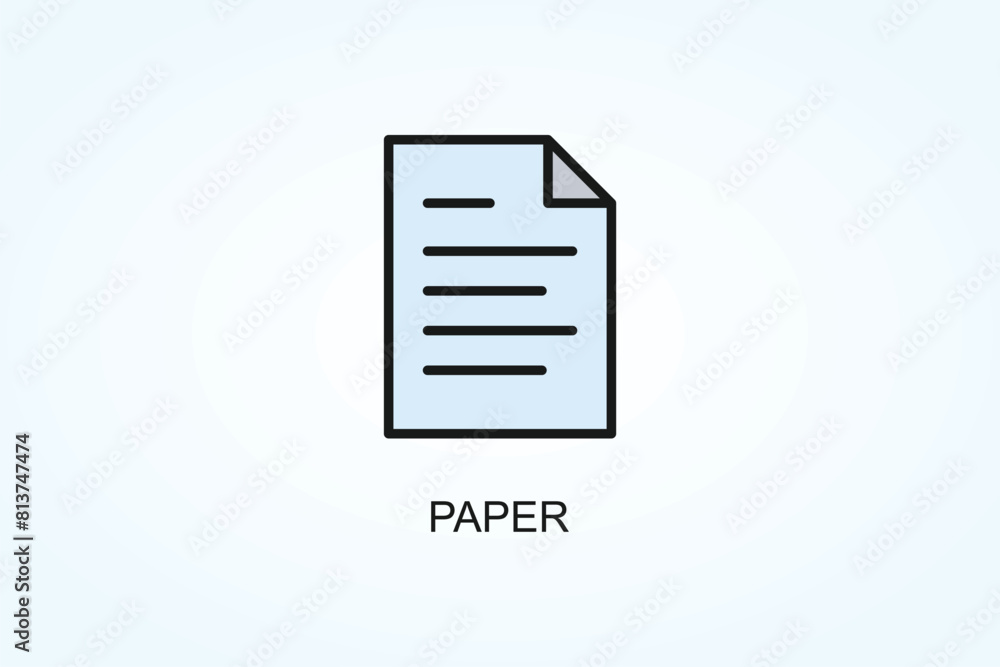 Paper Vector Or Logo Sign Symbol Illustration Paper Vector Or Logo Sign Symbol Illustration