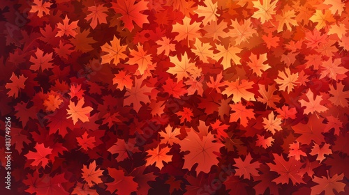 Abstract autumn maple leaf background.