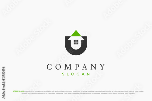 letter u and tree logo