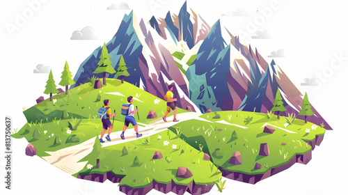 Alpine Meadows Trail Running: Trail Runners Challenge in Vast Scenery
