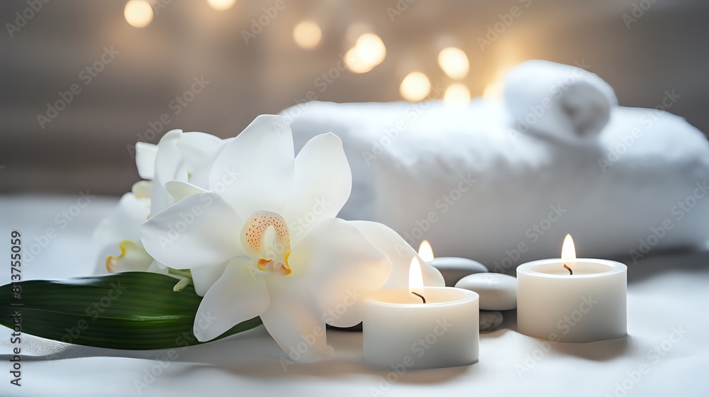 The image is about spa treatments and relaxation